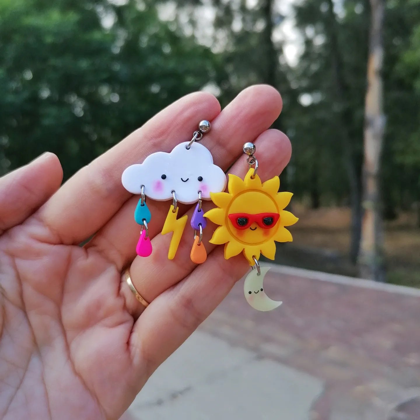 Aretes tormenta