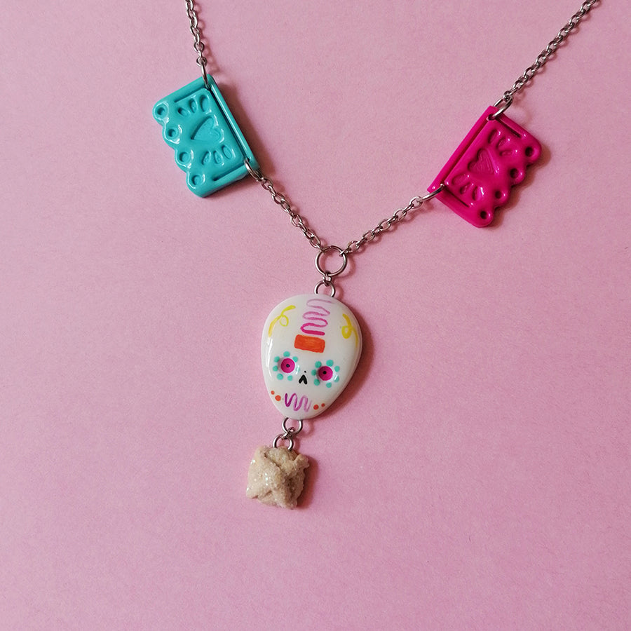 Collar calavera de azúcar