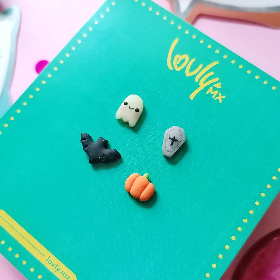Set mini aretes Halloween