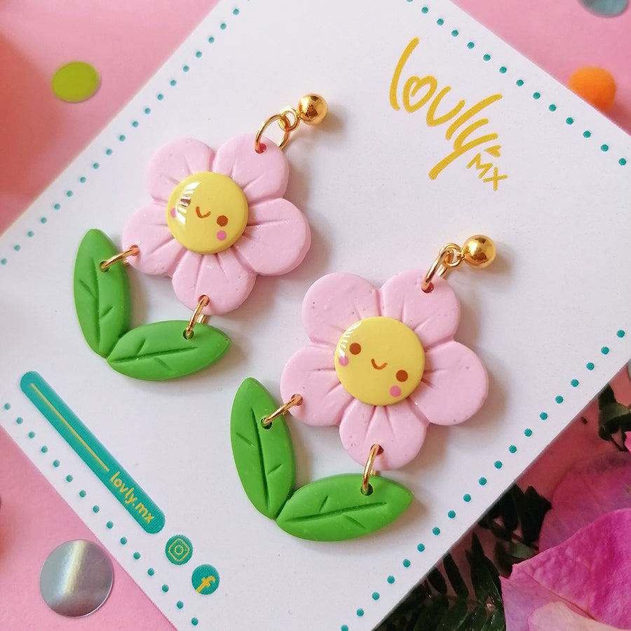 Aretes Rosita Florecita