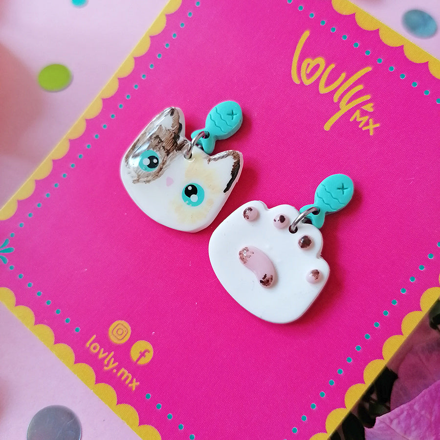 Aretes Kiki gatito