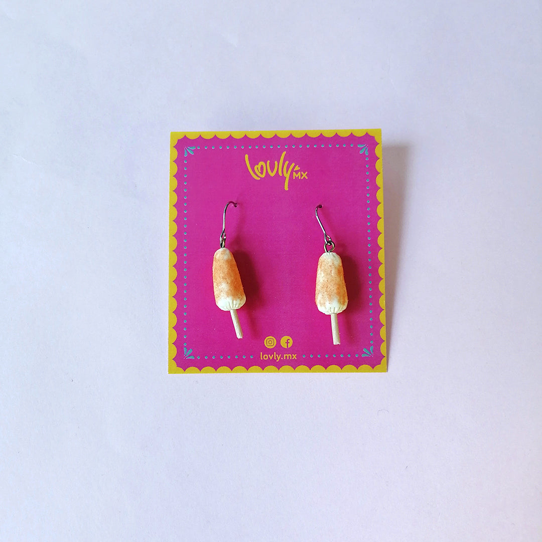 Aretes elotes con chile