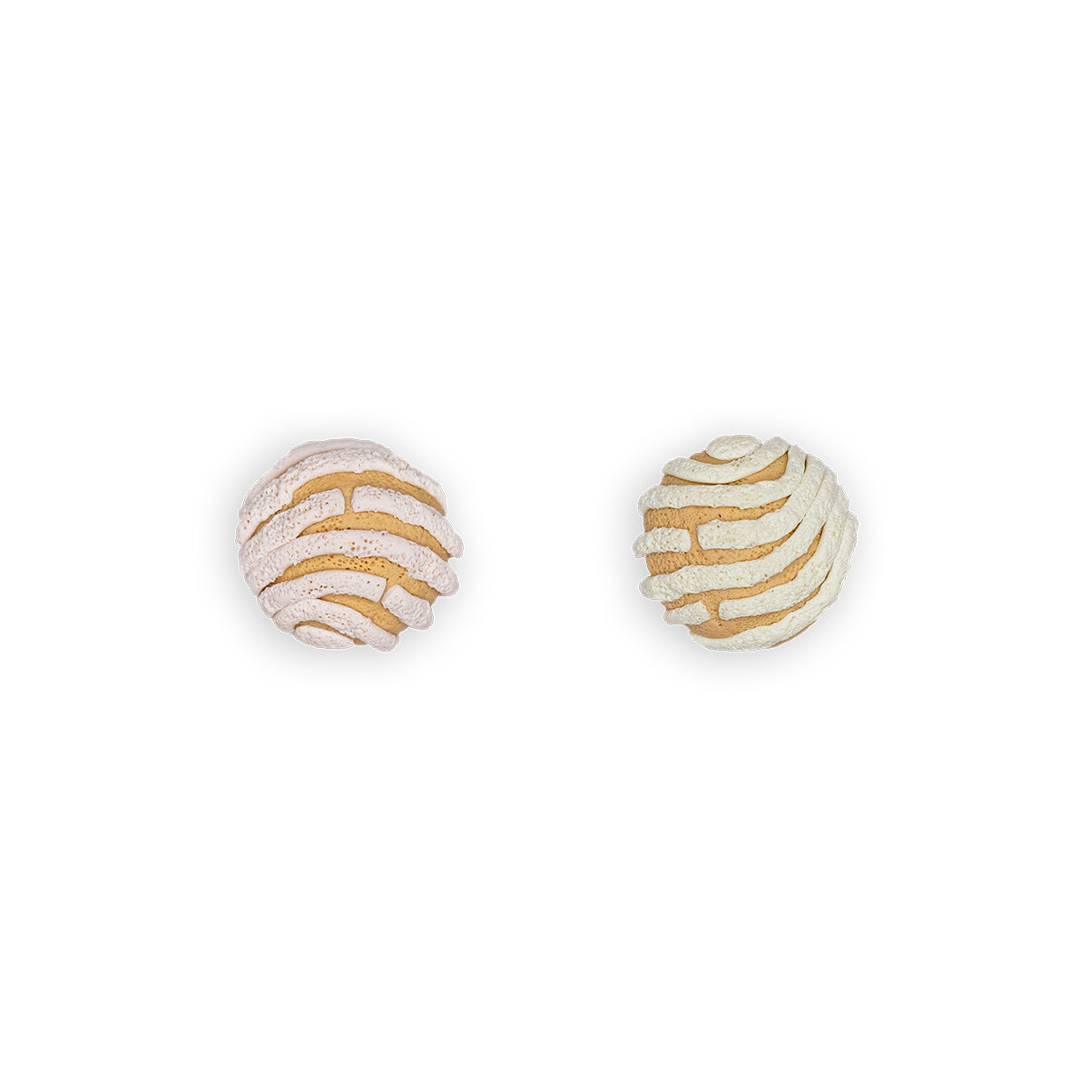 Aretes concha vainilla