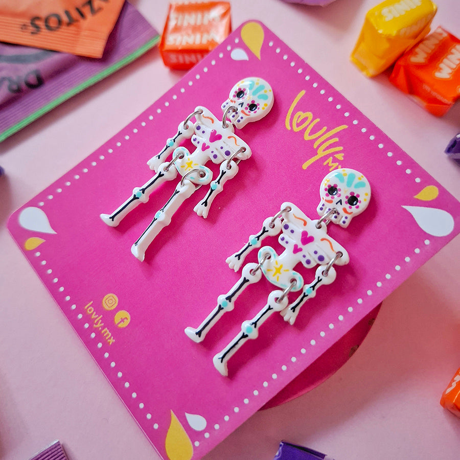Aretes baila catrina