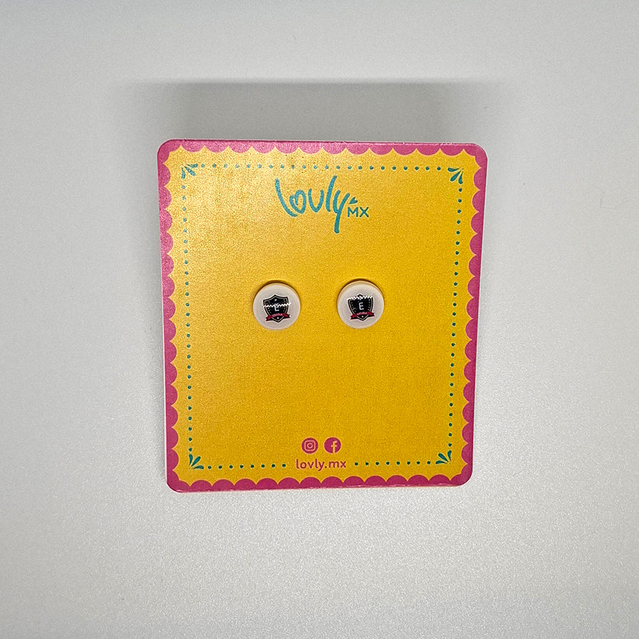 Aretes personalizables con logo