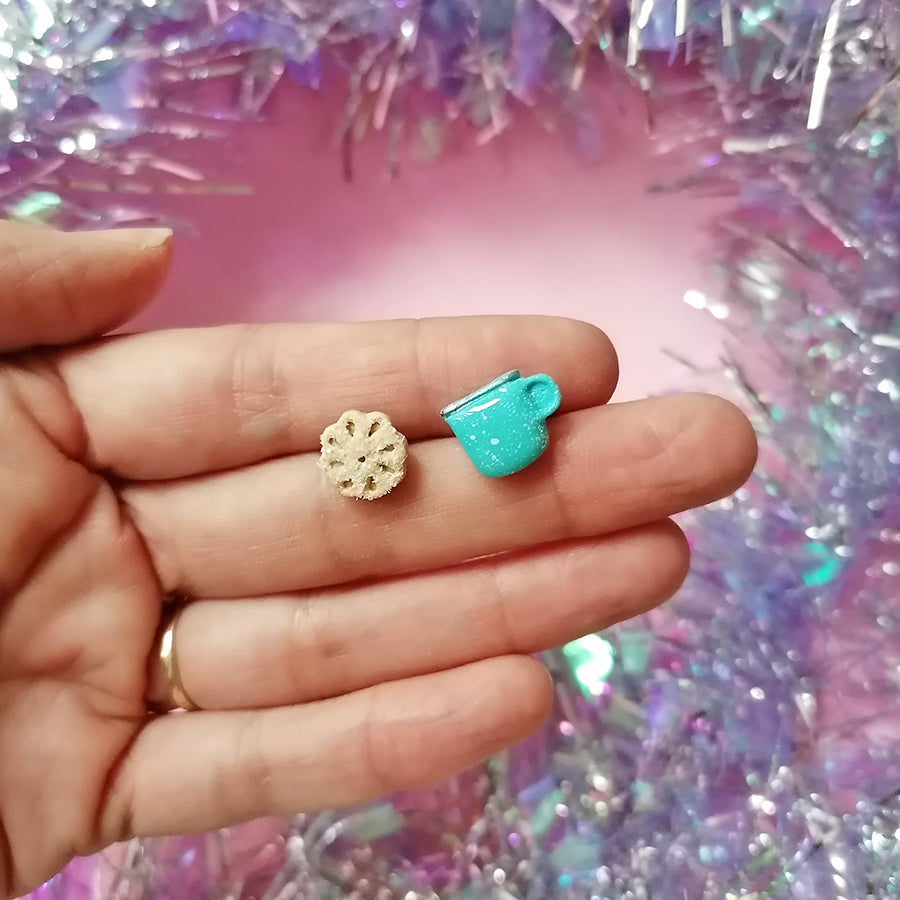 Aretes atole y buñuelo