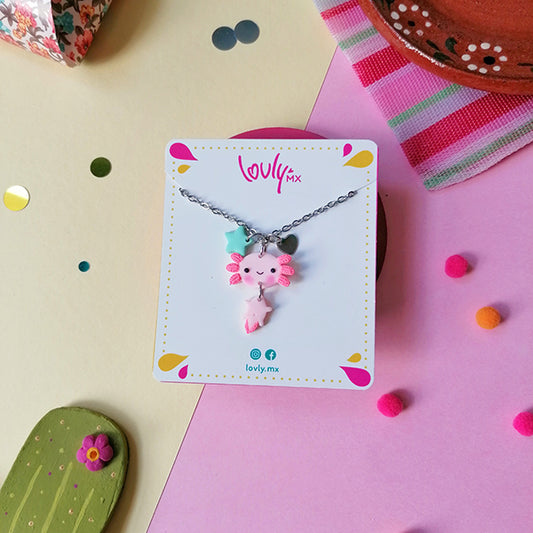 Collar Ajolote Rosa