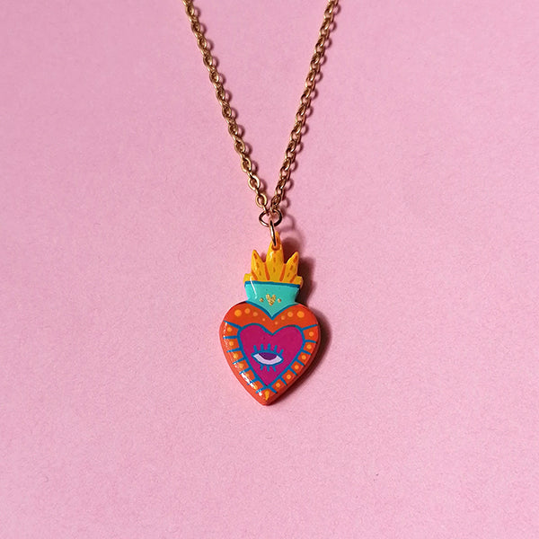 Collar milagrito mexicano