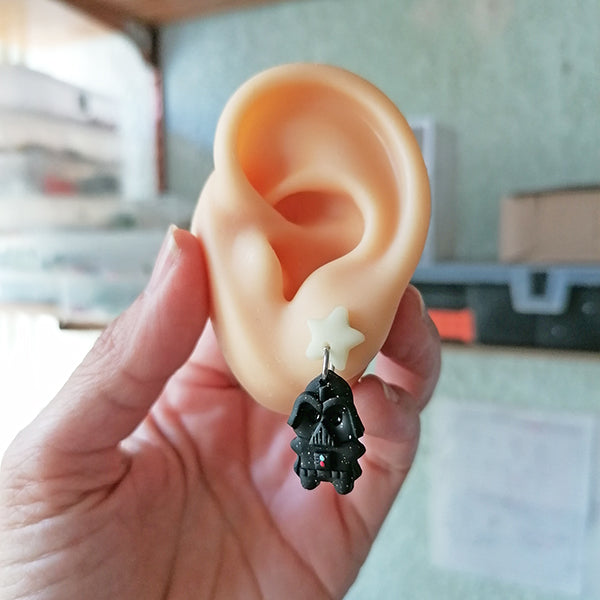 Aretes Darth Chewie largos