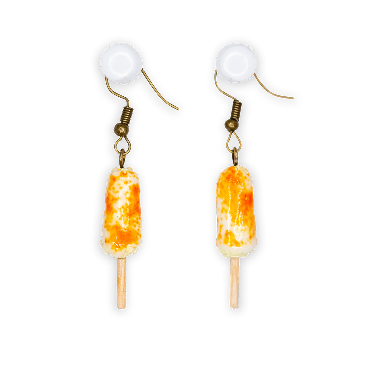 Aretes elotes con chile