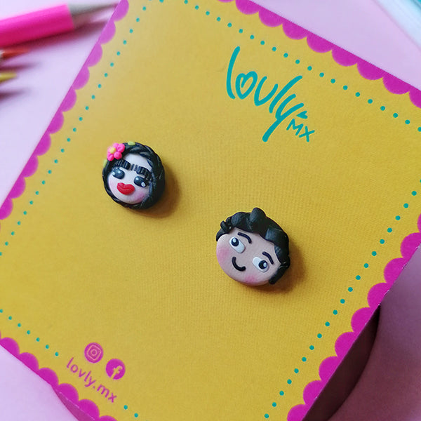 Aretes Frida y Diego