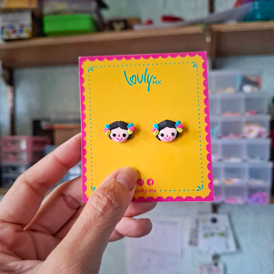 Aretes muñecas Marías