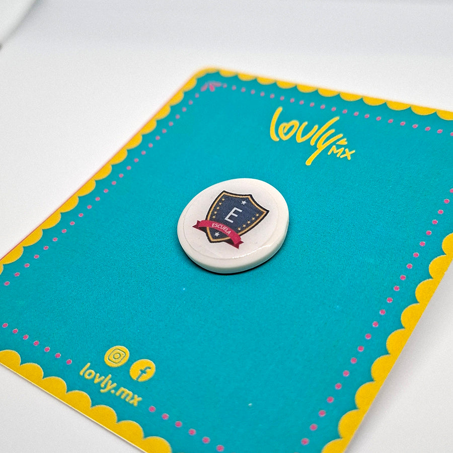 Pin personalizable con logo o imagen