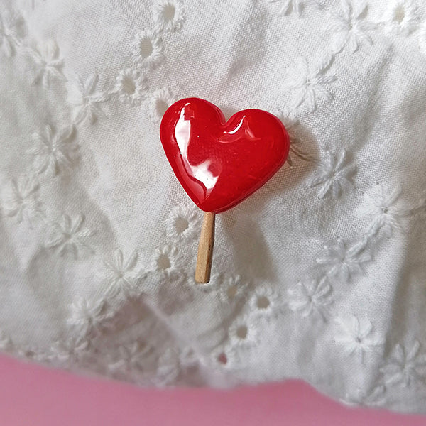 Pin paleta de corazón