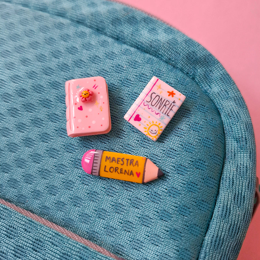 Set pines PERSONALIZABLE para Maestrxs