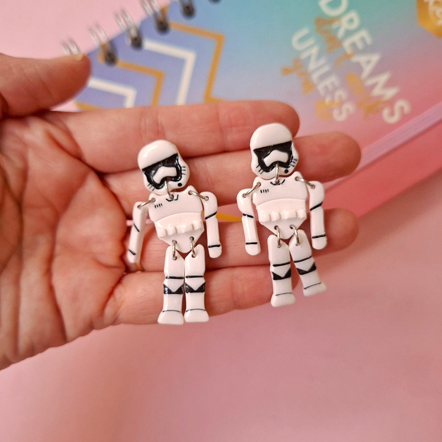 Aretes Stormtrooper bailarin