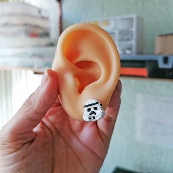 Aretes Stormtrooper Darth chicos