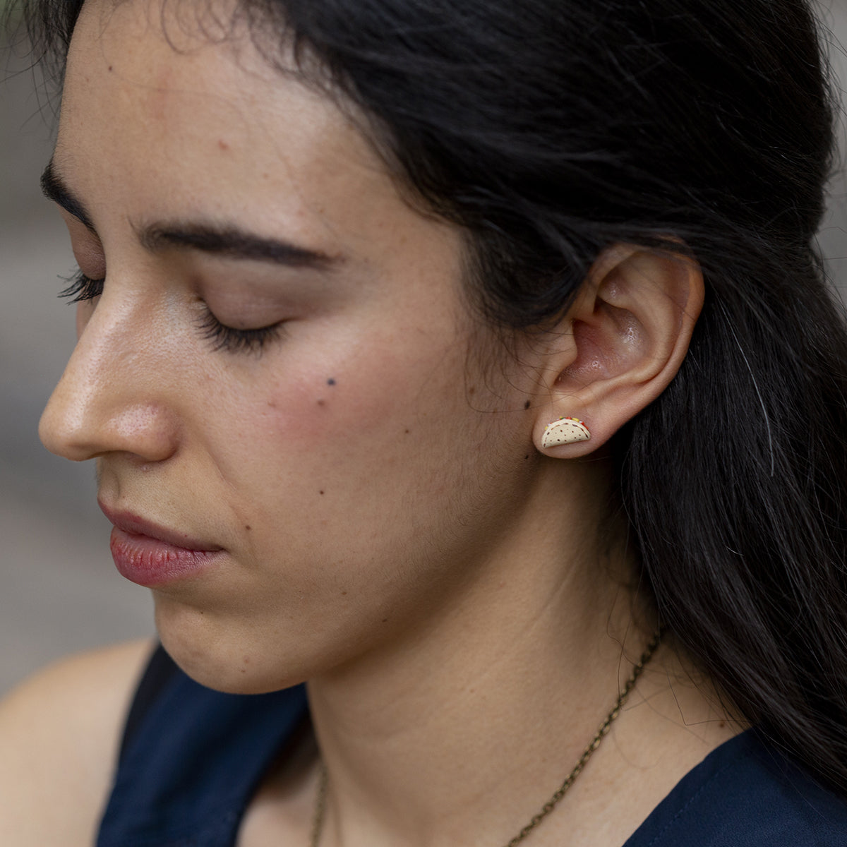 Aretes taco y limón