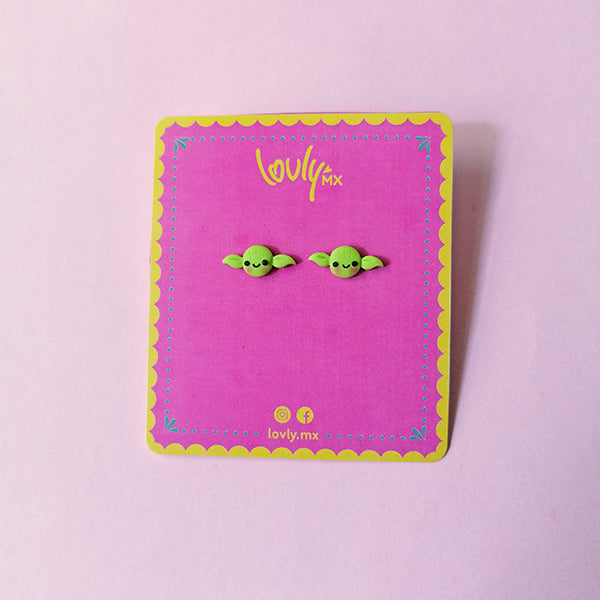 Aretes Yoda chicos