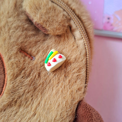 Pin mini rosca con corazones