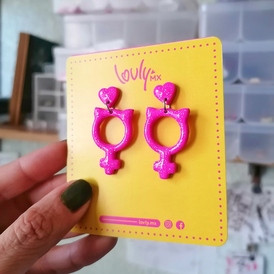 Aretes Gatita