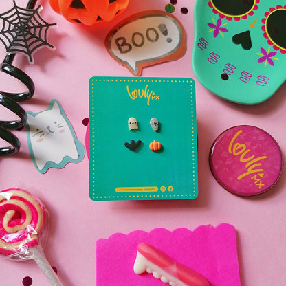Set mini aretes Halloween