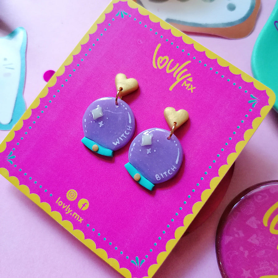 Aretes bola mágica