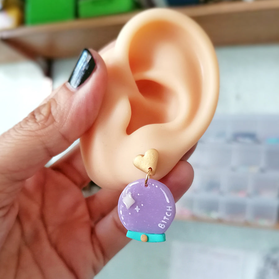 Aretes bola mágica