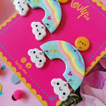 Aretes Sweet Rainbow