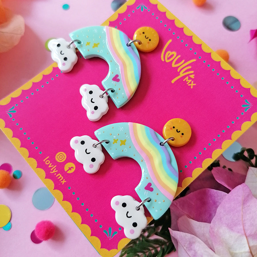 Aretes Sweet Rainbow