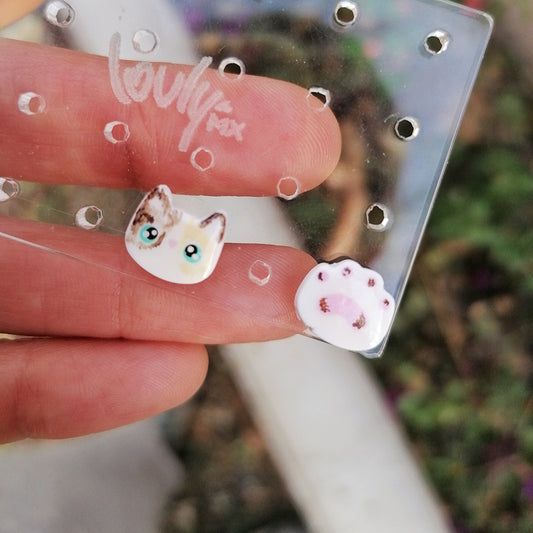 Aretes mini Kiki gatito