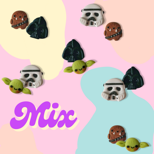 Mix de aretes MINI starwars