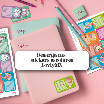 Stickers escolares para imprimir