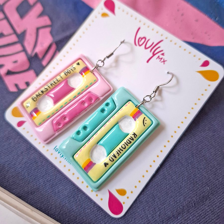 Aretes Cassette personalizable