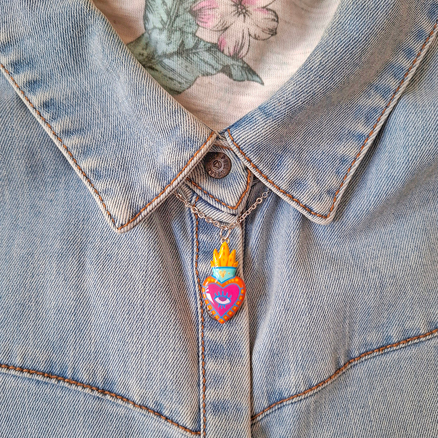 Collar milagrito mexicano