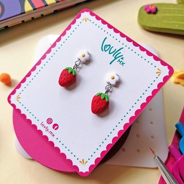Aretes Fresita