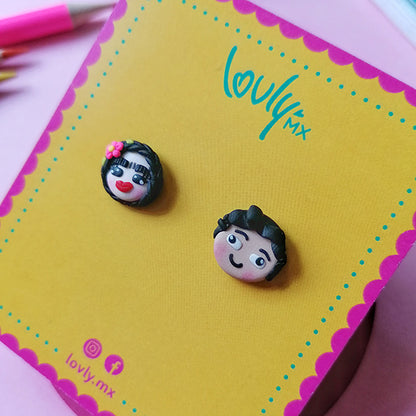 Aretes Frida y Diego