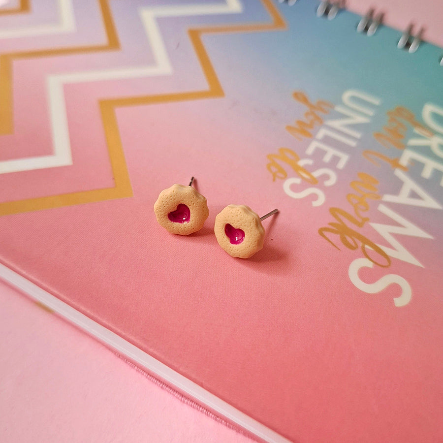 Aretes galletitas rellenas