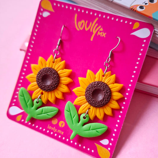 Aretes Girasol 🌻