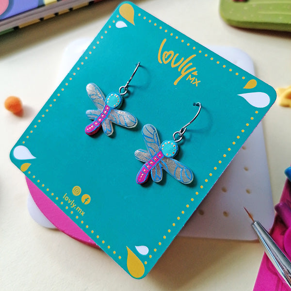 Aretes libelulita