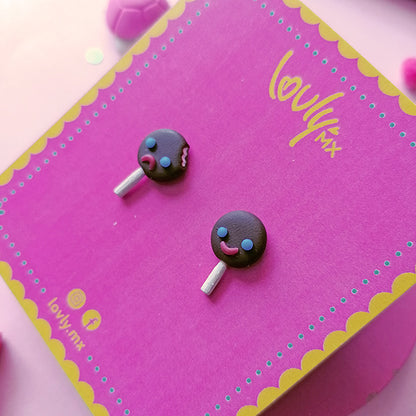 Aretes mini paleta payaso