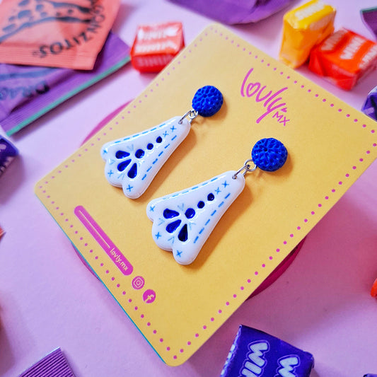 Aretes papel picado talavera