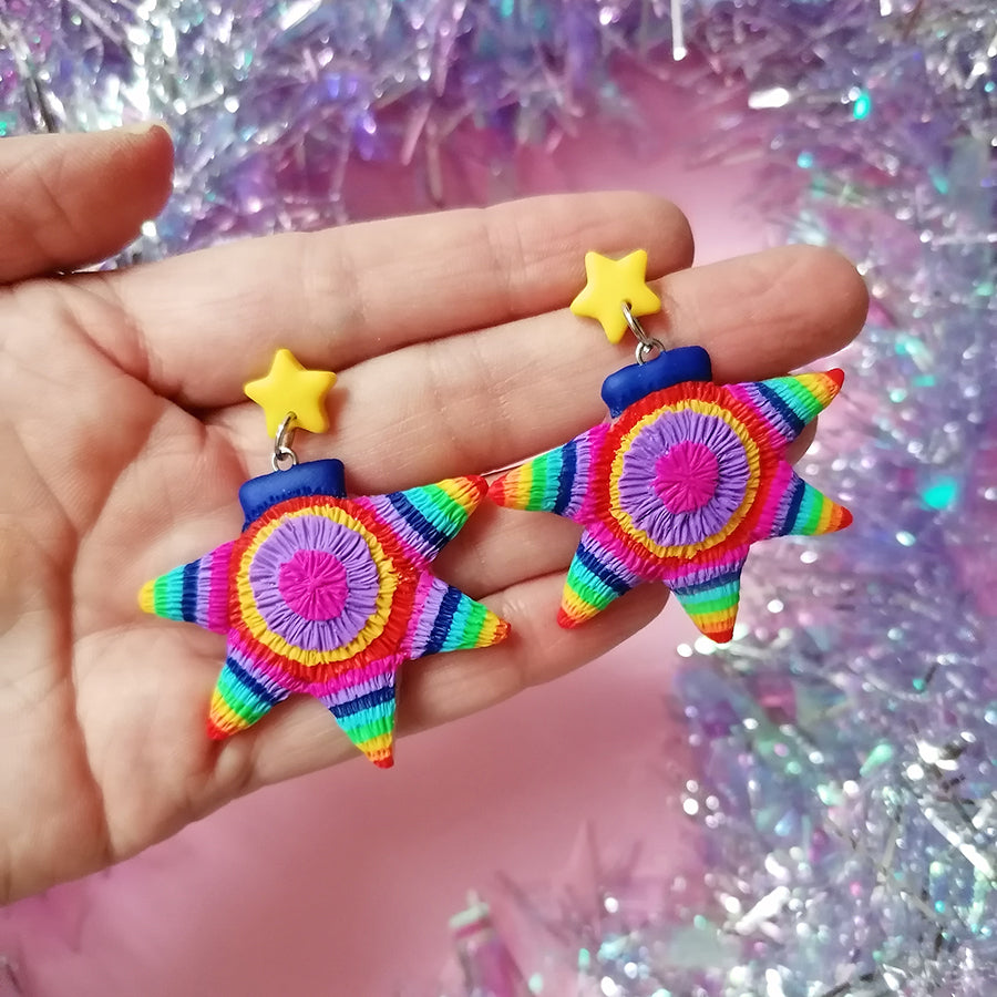 Aretes piñata