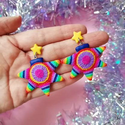Aretes piñata