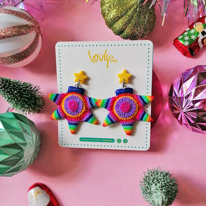 Aretes piñata