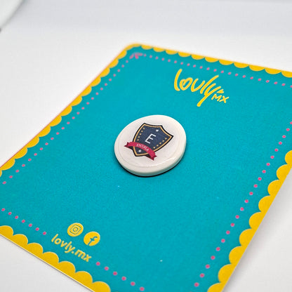 Pin personalizable con logo o imagen