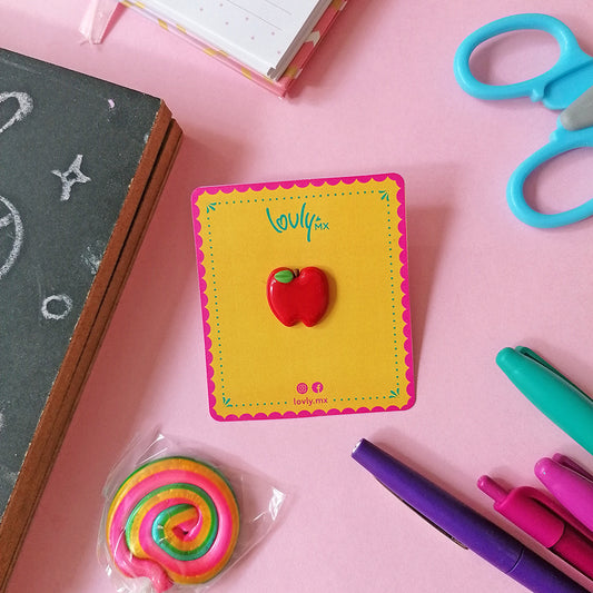 Pin manzana