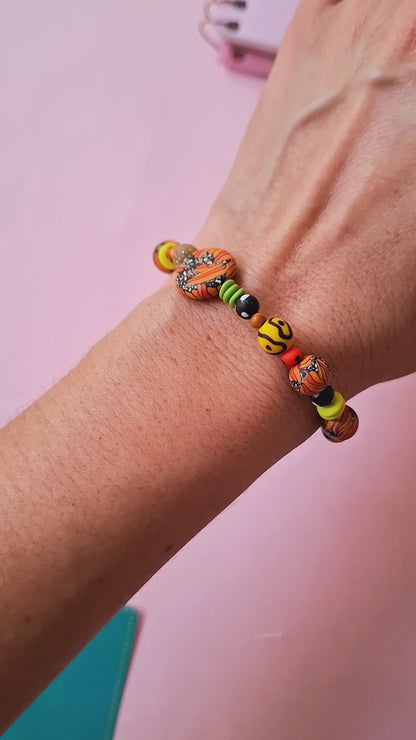 Pulsera mariposa monarca