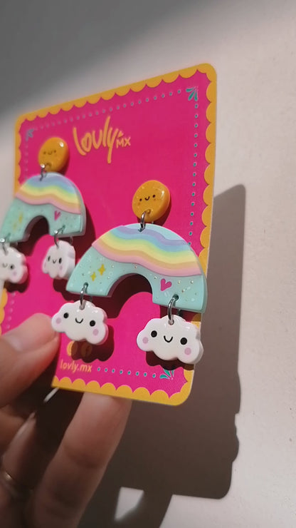 Aretes Sweet Rainbow