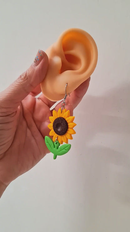 Aretes Girasol 🌻